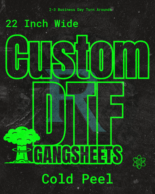 Custom Gang Sheet  22 inch Wide (Cold Peel)